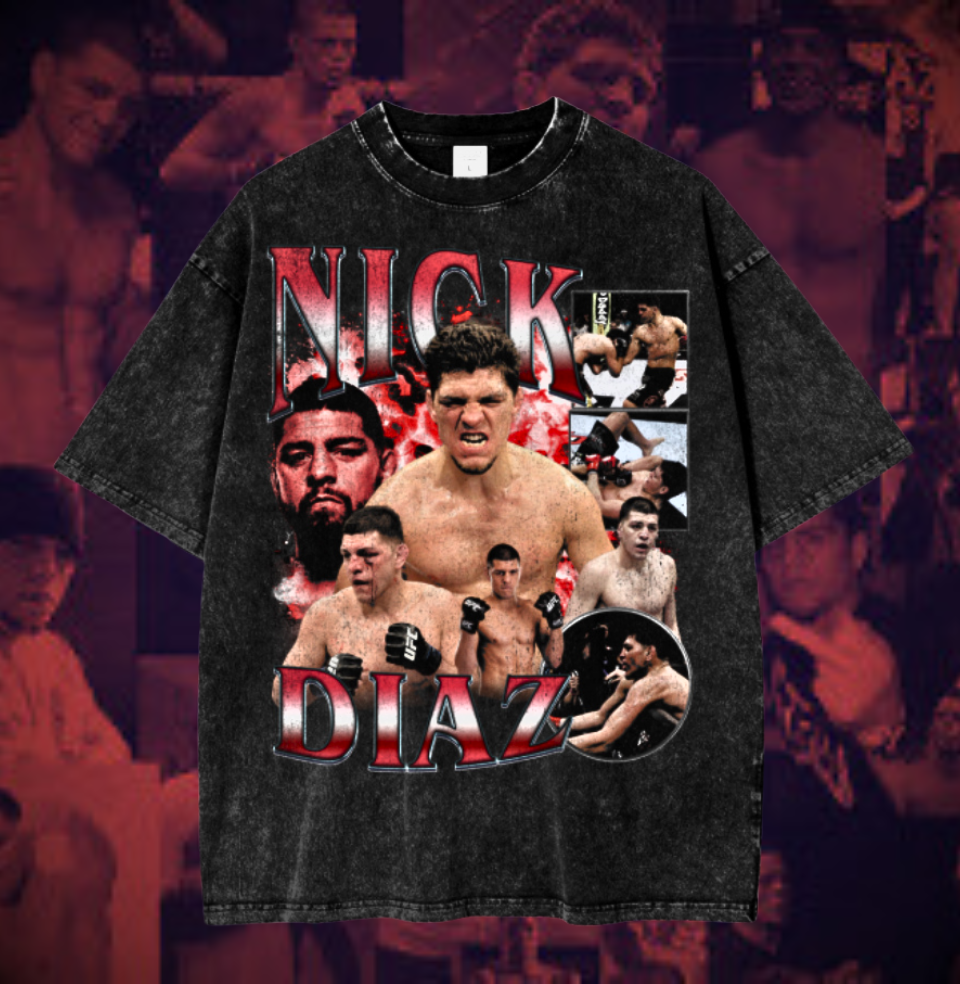 Nick Diaz Acid Wash T-Shirt